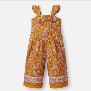 Floral Paisley Bow Jumpsuit